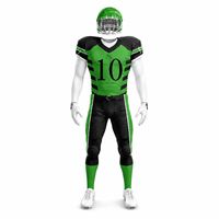 Ensemble d'uniformes de football américain personnalisés pour hommes – Maillot en mesh sublimé et pantalon rembourré – Tenue de sport d'équipe – Kit d'équipement de jeu – Ventes OEM