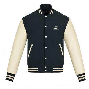 Veste de baseball en cuir respirant à séchage rapide de qualité supérieure pour hommes, design personnalisé, streetwear, veste d'hiver - Product Image 1