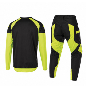 Custom Motocross Jersey & Pants Set Neon Yellow Black MX Racing Gear Off <b>Road</b> Dirt Bike Apparel for Men - Product Image 3