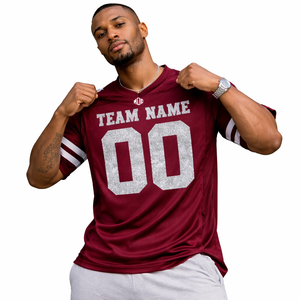 Maillot de football américain personnalisé en mesh Y2K Streetwear pour hommes, respirant, uniforme d'équipe, vêtements de sport par sublimation, usine OEM USA - Product Image 2