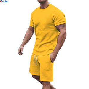Conjunto Deportivo Corto Personalizado para Hombre, Talla Grande, Cómodo y Transpirable, Conjunto de Pantalones Cortos de Algodón Unisex, Nueva Colección de Verano - Product Image 1
