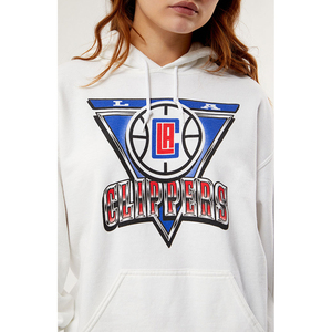 Sudadera con Capucha Blanca Extra Grande para Mujer, Color Sólido, Tejido de Algodón, Estilo Casual para Otoño - Product Image 6