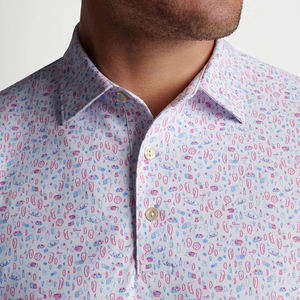 Polo de Golf Extra Grande de Alta Calidad, Polo de Golf para Hombre con Estampado de Poliéster y Spandex, con Logotipo Personalizado - Product Image 4