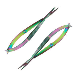 Ciseaux de beauté à ressort légers et tendance, avec poignée confortable, durables, service OEM/ODM, haute qualité, pour salon de coiffure, modèle 2026 - Product Image 1