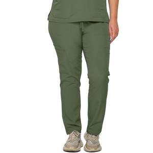 Ensemble de tenues médicales personnalisées pour femmes, extensible dans les 4 sens, col en V, manches courtes, uniforme d'infirmière, pantalon cargo jogger pour hôpital et clinique dentaire - Product Image 5