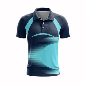 High Quality Customizable Logo Print Adult Cricket Jersey Short Sleeve Quick Dry Customized Logo Colors Polyester Sportswear - Product Image 4