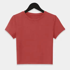 Camiseta Corta Informal para Mujer, Cómoda y Transpirable, Ropa Ecológica y Duradera con Servicios de Diseño OEM - Product Image 4