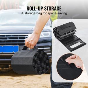 Tappetini di Trazione in Materiale TPR da 7 TON (Coppia) per Recupero Pneumatici di Veicoli Stradali/Auto/Pickup/SUV/Camper - Rampe e Scale - Product Image 6