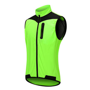 Winter <b>Bike</b> Gilet Outdoor Windproof Breathable Cycling Vest Full Sleeve Jersey Mtb OEM Waterproof 100% Polyester Unisex for - Product Image 4