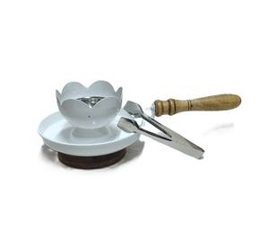 Quemador de incienso Bakhoor, quemador de incienso de madera, quemador de incienso de metal, quemador de incienso tipo domo para exportación, soporte para incienso Dhoop, quemador de madera. - Product Image 1