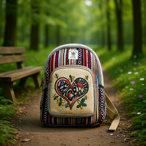 <b>Hemp</b> Cotton <b>Backpack</b> Eco-Friendly and Stylish Alternative - Product Image 3