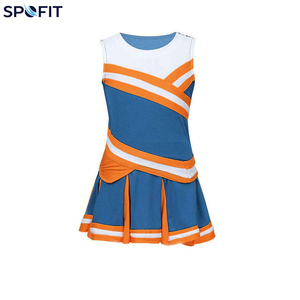 Ensemble d'uniformes de cheerleading en tissu confortable et respirant, avec logo personnalisé, pour les équipes scolaires et sportives - Product Image 2