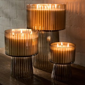Premium Hand Cut Luster Glass Pedestal Bowl for Stylish Interior Decoration and Serving Use - Product Image 5