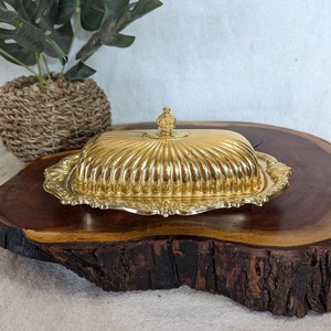 Contenedor Decorativo para Mantequilla con Tapa y Bandeja, Elegante Vajilla para Servir, Almacenar y Presentar Mantequilla en el Hogar y para Uso en Hostelería - Product Image 3