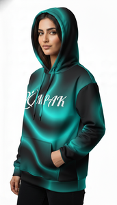 Sweat à capuche unisexe oversize moderne pour l'hiver avec imprimé brodé pour les collections streetwear décontractées - Product Image 4