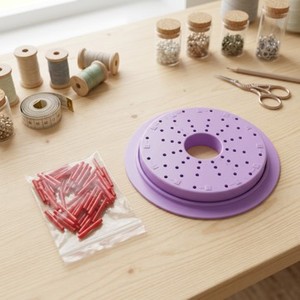 Tissage floral HC0025 |   Kit de métier à tisser pour fleurs en tricot, pour le bricolage et les travaux manuels en laine - Product Image 3