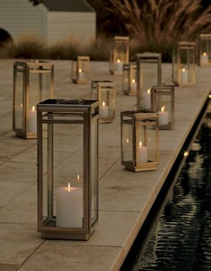 Customised Decorative Outdoor Indoor Metal Candle <b>Lanterns</b> Farmhouse Floor & Hanging Metal Candle <b>Lanterns</b> Event Decor <b>Lanterns</b> - Product Image 3