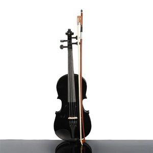 Nuovo custodia per violino acustico 1/2 con archetto nero e resina - Product Image 3