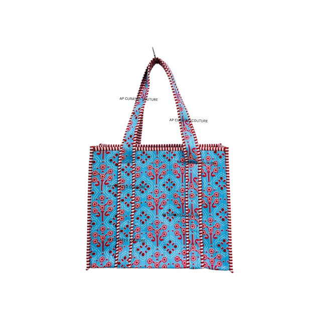 Estampado floral en bloque