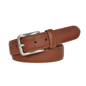 Ceintures en cuir de vachette pour hommes, style décontracté, pour mariage et extérieur, designs classiques, en cuir véritable, vente en gros directe usine - Product Image 1