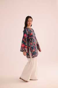 Ensemble de 2 pièces en tissu lawn imprimé de qualité supérieure pour femmes, collection été, vêtements indiens et pakistanais, tenue légère pour tous les jours - Product Image 4