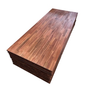Comptoirs d'huile de cire en bois de peuplier et d'acacia de qualité supérieure Planches articulées pour la cuisine et la salle de bain - Product Image 1