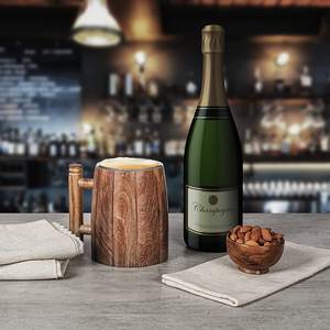 Wooden Beer Mug Cup Creative <b>Drinkware</b> With Handle Coffee Mug Tea Cups & Saucers with Handle for Drinking Wholesale Creative - Product Image 5