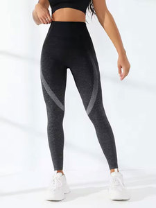 Women's <b>Seamless</b> <b>Leggings</b> Tummy Control Gym Sports Yoga Pant with 4 Way Stretch Proof & Tummy Control Activewear - Product Image 2