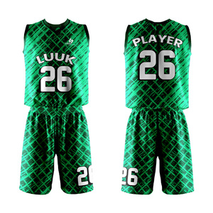 Conjunto de Pantalones Cortos y Camiseta de Baloncesto a Rayas Personalizados, Cuello en V sin Mangas, Secado Rápido, Logotipo del Equipo Personalizado Impreso, Diseño Sublimado, Uniformes - Product Image 1