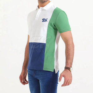 เสื้อโปโลผู้ชายแบบเรียบสีตัดต่อ ดีไซน์สั่งทำพิเศษ ปี 2026 ผลิตภัณฑ์ฤดูหนาว เสื้อโปโลผู้ชายแบบเรียบสีตัดต่อ ราคาถูก - Product Image 4