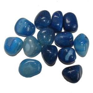 Vente en gros de pierres naturelles en onyx bleu | Cristaux de guérison polis pour le reiki et l'équilibre énergétique - Product Image 4