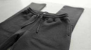 Men Casual Solid Jogger Sweatpants Drawstring <b>Elastic</b> Waist Custom Logo Fleece Knitted <b>Trousers</b> Left Leg for Autumn Winter - Product Image 3
