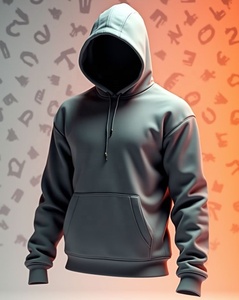 Sudadera con Capucha Unisex de Otoño, Corte Regular, Estilo Urbano, Diseño Vintage, Borde con Serigrafía, 100% Algodón, Tejido de Punto para Hombre y Mujer - Product Image 1