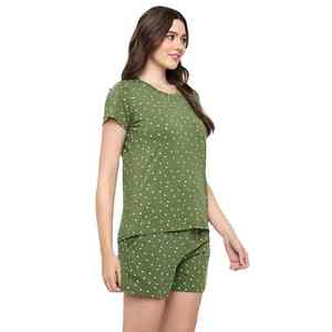 Premium Quality Soft Jersey O Neck Short Sleeve Tee And Matching Wide Leg Lounge Pants Digital Print Women Summer <b>Set</b> - Product Image 4