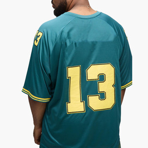Maillot de football américain professionnel à col en V en mesh, léger, coupe oversize, uniforme sportif, tenue d'équipe personnalisée, usine de vente en gros OEM/ODM - Product Image 3