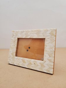 Handmade Resin Inlay Vertical Photo <b>Frame</b> Vintage <b>Square</b> Rustic Tabletop Display for Anniversary Gift - Product Image 6