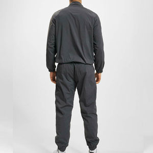 Veste coupe-vent décontractée en nylon tissé avec logo personnalisé OEM et pantalon, ensemble deux pièces pour homme, respirant et à séchage rapide - Product Image 3