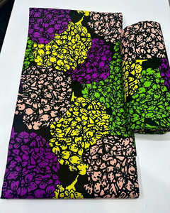 Impresión de cera africana de alta calidad y tela de algodón Ankara para ropa de moda de mujer de Senegal y proyectos de artesanía creativa - Product Image 2