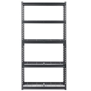 Scaffalature Industriali in Metallo a 5 Ripiani per Carichi Pesanti da 900 kg, 40 cm P x 90 cm L x 180 cm H, Regolabili per Garage - Product Image 5