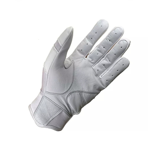 Trending Men'<b>s</b> Baseball Batting Gloves Customizable Color & Design <b>Hook</b> Loop Closure Eco-Friendly Breathable Fabric Comfortable - Product Image 5