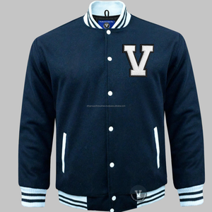 OEM diseño personalizado de alta calidad de lana transpirable Chenille bordado Varsity Lettermen chaquetas soporte al por mayor para hombres y mujeres - Product Image 1
