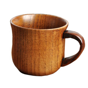 Tasse en bois élégante, tasse à café, thé, bière, jus, lait, eau, faite à la main - Product Image 5
