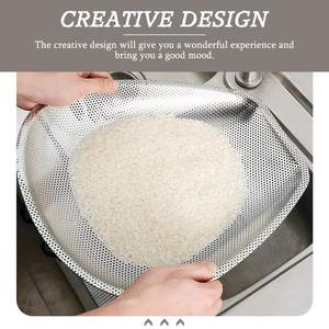 Passoire en maille fine en acier inoxydable, lave-riz, tamis alimentaire pour pâtes, légumes, fruits, durable pour la cuisine - Product Image 4