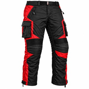 Pantalon de protection pour moto en tissu Cordura Enduro Motocross avec protections CE approuvées - Product Image 1
