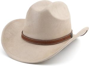 Chapeau de cowboy en cuir suédé de qualité supérieure personnalisé - Product Image 3