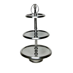 New Arrival Stainless Steel Bakeware <b>Cake</b> Tools <b>3</b> <b>Tier</b> Metal <b>Cake</b> <b>Stand</b> Hanging Hook Gray Matte - Product Image 1