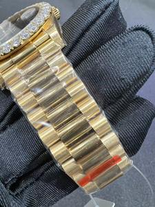 นาฬิกาข้อมืออัตโนมัติทรงกลม สแตนเลสคุณภาพดี ประดับเพชรโมอิสซาไนต์ พร้อมฟังก์ชั่นวันที่ - Product Image 2