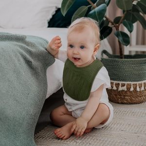 Bavoirs en mousseline de bambou 100% pour bébés - Légers, séchage rapide - Product Image 3