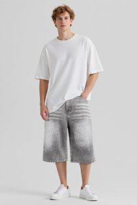 Pantalones Cortos de Moda Urbana para Hombre, Estilo Vintage, Personalizados, de Mezclilla, para Verano, Venta al Por Mayor - Product Image 3