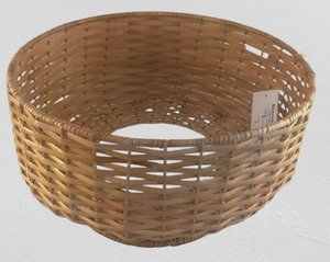 ตะกร้าเก็บของสานมือจากเหล็กธรรมชาติและหวายพร้อมโครงสร้างแข็งแรงสำหรับตกแต่งบ้านและจัดระเบียบ - Product Image 2